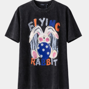 Flying Rabbit Vintage Graphic Tee
