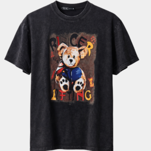Vintage Washed Teddy Bear Graphic T-Shirt
