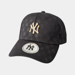 Gold Big NY Embroidered Adjustable Black Cap