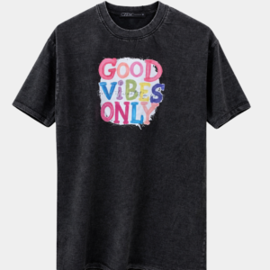 Good Vibes Only Graphic T-Shirt Fit Wash Tee