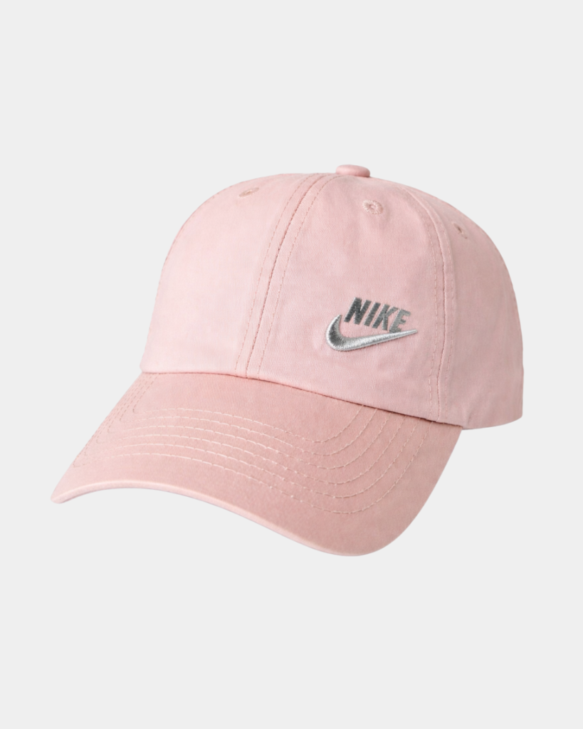 Pastel Pink Embroidered Nike Sports Cap
